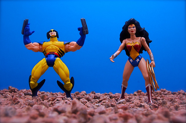 Wolverine vs. Wonder Woman (84/365)