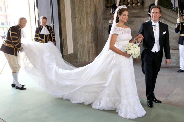 Princess Madeleine wedding dress