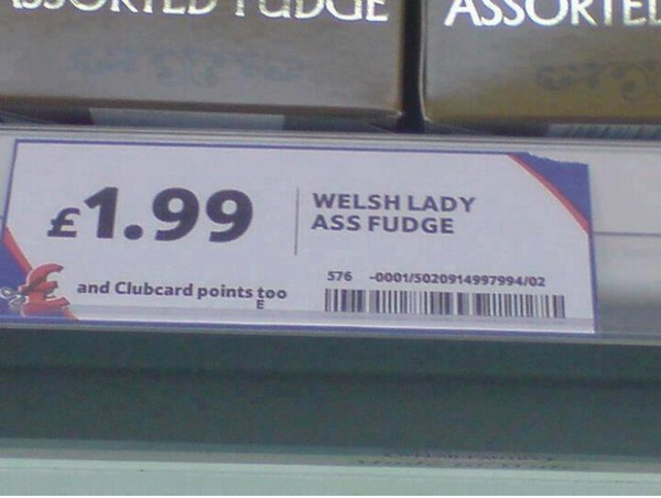 Welsh Lady Ass Fudge