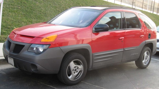 2001 Red Pontiac Aztek