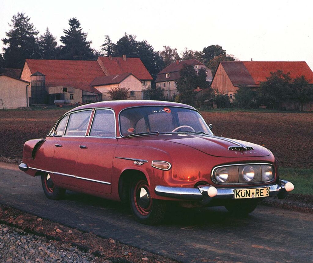 Red 1960 Tatra 601