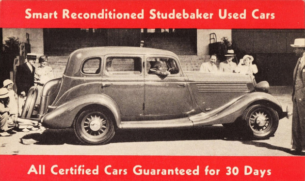 1934 Studebaker Sedan  advertisement