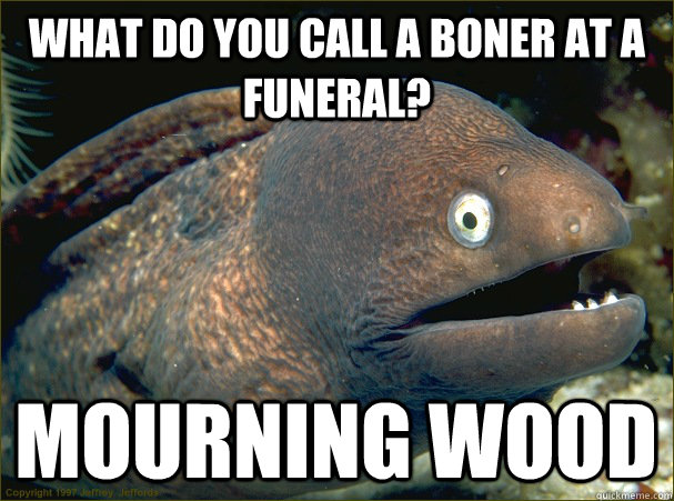 mourning wood meme