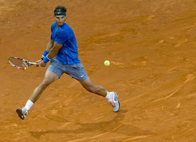 Rafa Nadal  2014 Tennis - Mutua Madrid Open - Rafa Nadal vs. Kei Nishikori - May 11, 2014  - See more at: http://www.prphotos.com/p/SPX-066348/rafa-nadal-at-2014-tennis--mutua-madrid-open--rafa-nadal-vs-kei-nishikori--may-11-2014.html?&ps=31&x-start=41#sthash.nvFCXrBx.dpuf