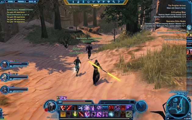 Star Wars- The Old Republic gameplay