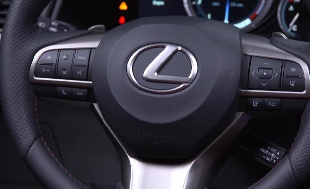 lexus steering wheel black