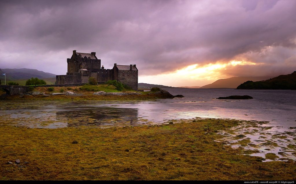 Scottish Castle on Lake
