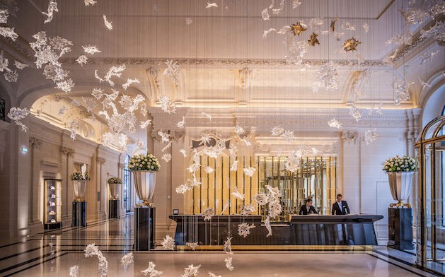 The Peninsula Paris hotel lobby