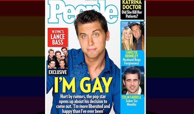 lance bass people cover i'm gay