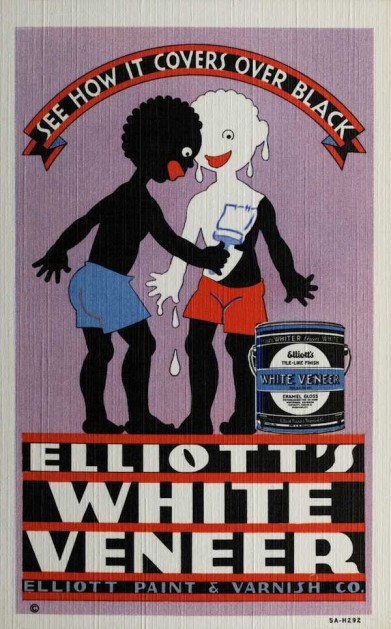 racist elliott's white veneer ad
