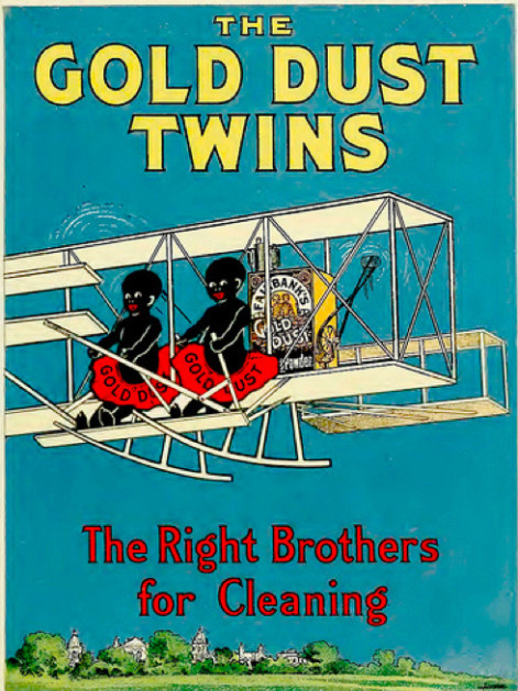 racist gold dust twins ad