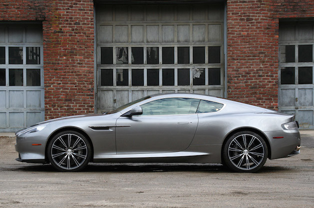 silver aston martin virage