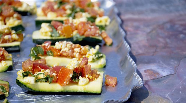 Greek Zucchini Bruschetta