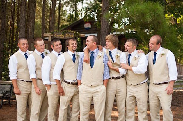 khaki vests for groomsmen