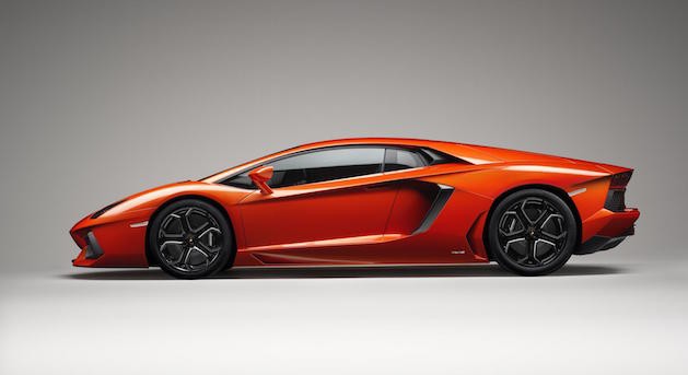 2015 Lamborghini Aventador in orange