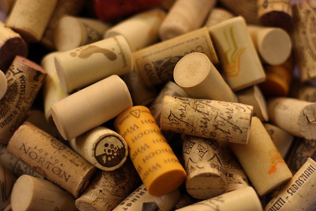 collecting wine corks