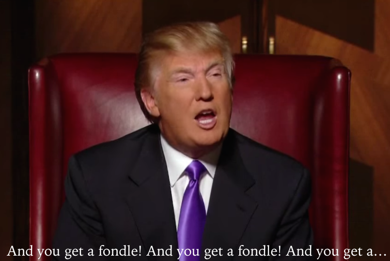 donald trump on the apprentice meme