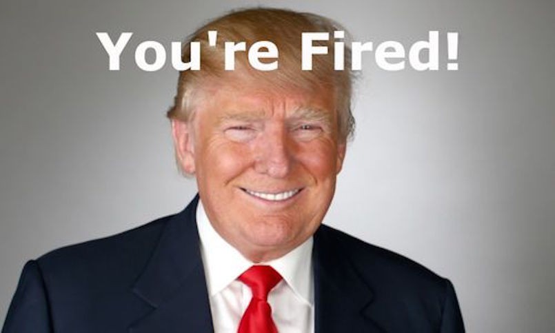 donald trump you're fired meme