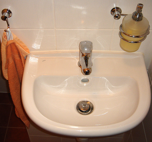 Wash Basin sink clean