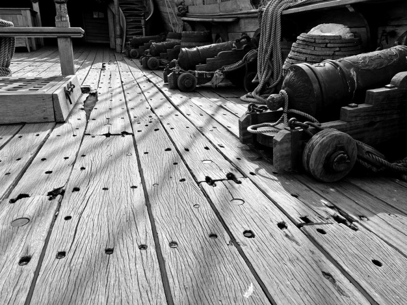 deck of the pirate ship