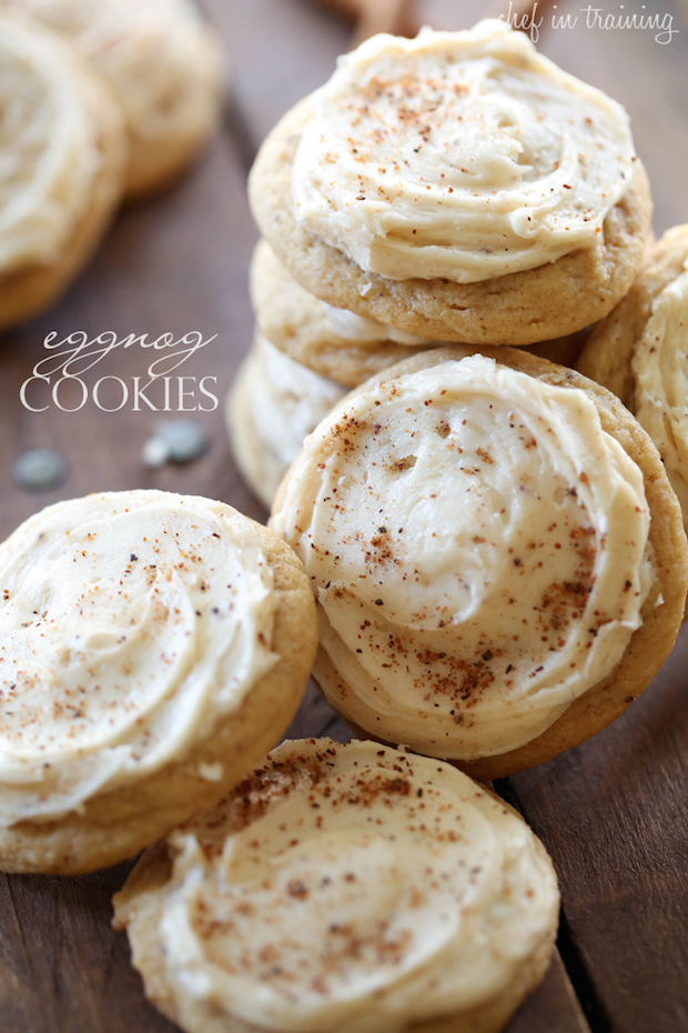 eggnog cookies from chef in training