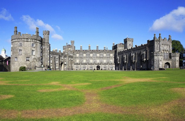 Kilkenny Castle. Historic landmark in the town of Kilkenny in Ireland