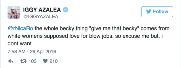 Iggy Azalea Continues To Be Screaming Racist