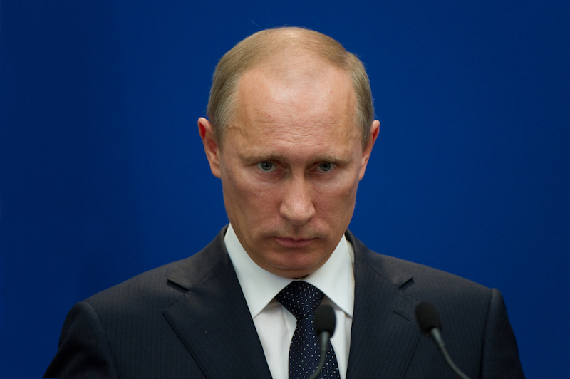 Paris - June 21 : Vladimir Putin during a work visit at Matignon, june 21, 2011 in Paris, France