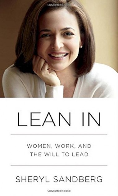 Lean in by Sheryl Sandberg, girl boss, career woman book