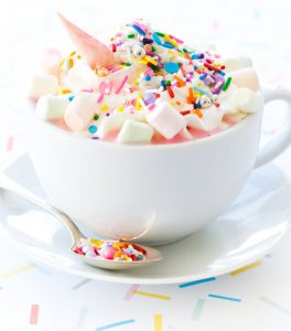 unicorn food hot chocolate