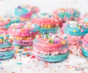 unicorn food macaroons